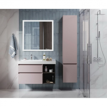 Пенал CUBO подвесной правый 165, мальва матовый