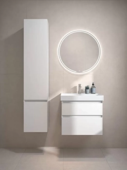 Тумба CUBO подвесная с ящиками 60, белая матовая