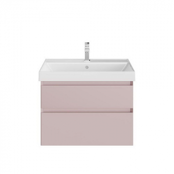 Тумба CUBO подвесная с ящиками 70, мальва матовая