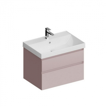 Тумба CUBO подвесная с ящиками 70, мальва матовая