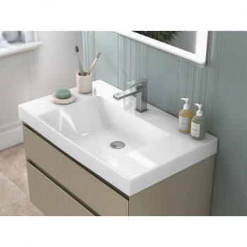 Тумба CUBO подвесная с ящиками 80, лимо матовая