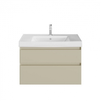 Тумба CUBO подвесная с ящиками 80, лимо матовая