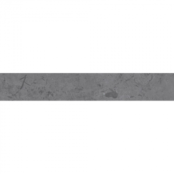 Плинтус Про Лаймстоун серый темный натуральный обрезной 60х9,5