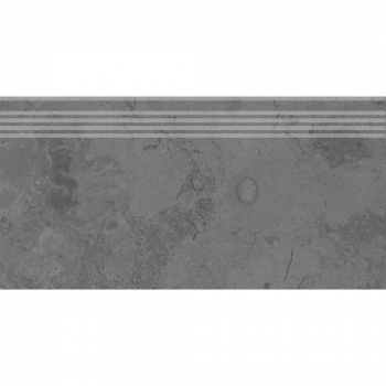 Ступень Про Лаймстоун серый темный натуральный обрезной 60х30