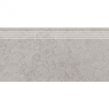 Ступень Про Лаймстоун серый натуральный обрезной 60х30