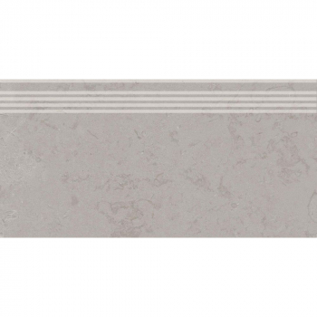 Ступень Про Лаймстоун серый натуральный обрезной 60х30