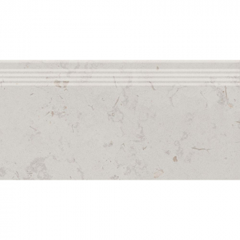 Ступень Про Лаймстоун серый светлый натуральный обрезной 60х30