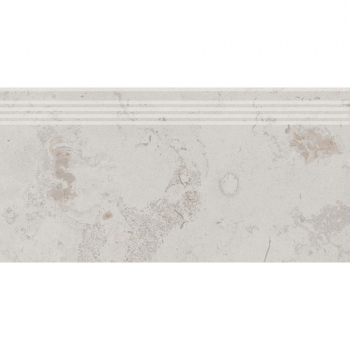 Ступень Про Лаймстоун серый светлый натуральный обрезной 60х30