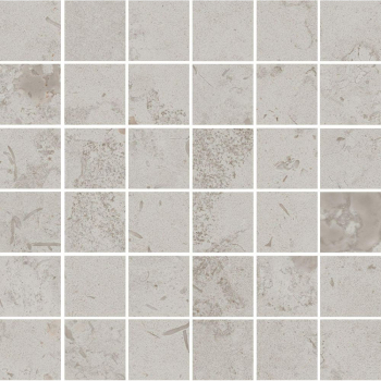 Декор Про Лаймстоун серый светлый матовый мозаичный 30х30