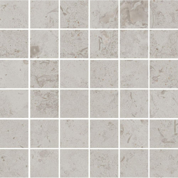 Декор Про Лаймстоун серый светлый матовый мозаичный 30х30