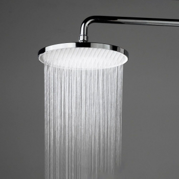 Душевая колонна FONTE на 3 потока с фикс.изливом и механическим смесителем, черный матовый