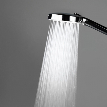 Душевая колонна FONTE на 3 потока с пов.изливом с термостатическим смесителем, черный матовый