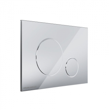 Кнопка управления для скрытых систем инсталляции, xром-глянец (круглая)