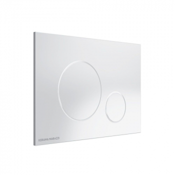 Кнопка управления для скрытых систем инсталляции, белый-глянец (круглая)