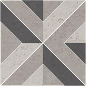 Декор Про Лаймстоун серый матовый 60х60