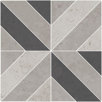 Декор Про Лаймстоун серый матовый 60х60