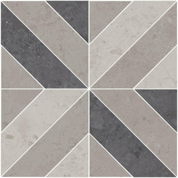 Декор Про Лаймстоун серый матовый 60х60