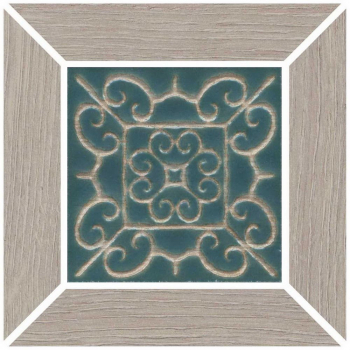 Вставка Тровазо наборный серый матовый 13x13x0,9