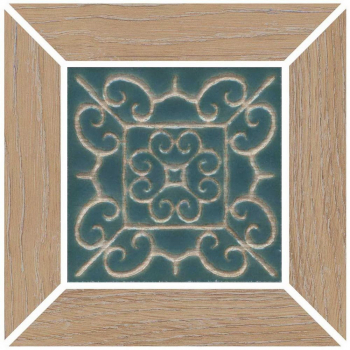 Вставка Тровазо наборный бежевый матовый 13x13x0,9