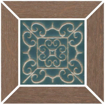 Вставка Тровазо наборный коричневый матовый 13x13x0,9