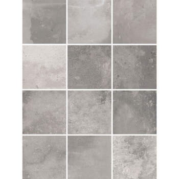 Спартель серый матовый 29,8х39,8 из 12 частей 9,8x9,8x0,7