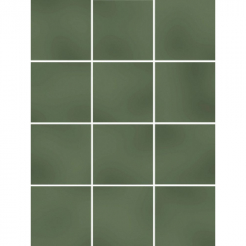 Бахия зелёный глянцевый 29,8х39,8 из 12 частей 9,8x9,8x0,7