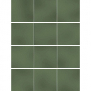Бахия зелёный глянцевый 29,8х39,8 из 12 частей 9,8x9,8x0,7