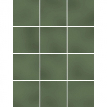 Бахия зелёный глянцевый 29,8х39,8 из 12 частей 9,8x9,8x0,7