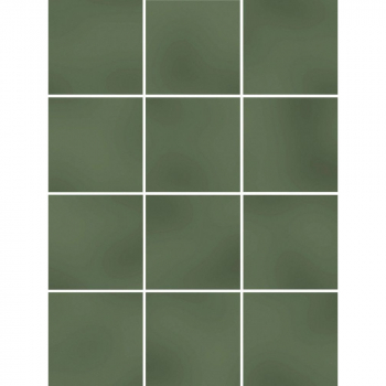 Бахия зелёный глянцевый 29,8х39,8 из 12 частей 9,8x9,8x0,7