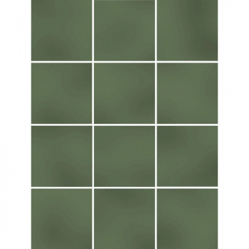 Бахия зелёный глянцевый 29,8х39,8 из 12 частей 9,8x9,8x0,7