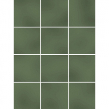Бахия зелёный глянцевый 29,8х39,8 из 12 частей 9,8x9,8x0,7