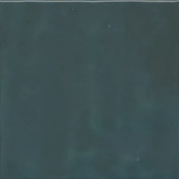 Фес бирюзовый тёмный глянцевый 15x15x0,77