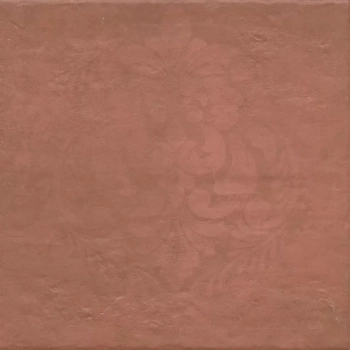 Хадду красный матовый декорированный 40,2x40,2x0,8