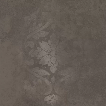 Хадду коричневый матовый декорированный 40,2x40,2x0,8