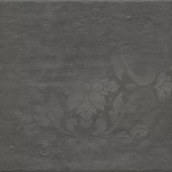 Хадду серый тёмный матовый декорированный 40,2x40,2x0,8