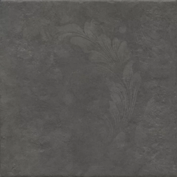 Хадду серый тёмный матовый декорированный 40,2x40,2x0,8