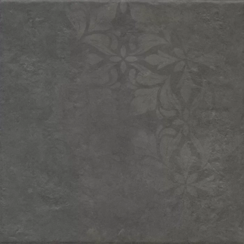 Хадду серый тёмный матовый декорированный 40,2x40,2x0,8