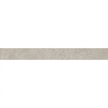 Плинтус Портленд серый светлый матовый обрезной 80x9,5x0,9