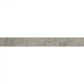 Плинтус Портленд серый матовый обрезной 80x9,5x0,9