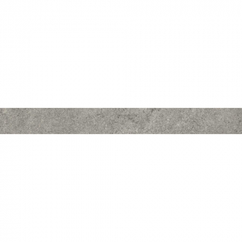 Плинтус Портленд серый матовый обрезной 80x9,5x0,9