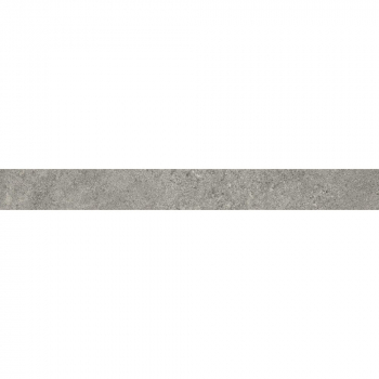 Плинтус Портленд серый матовый обрезной 80x9,5x0,9