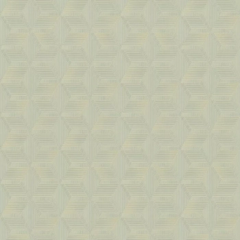 Обои виниловые Геометрия мотив, голубой, золотой