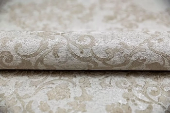 Обои виниловые Флора мотив, серый, бежевый