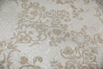 Обои виниловые Флора мотив, серый, бежевый