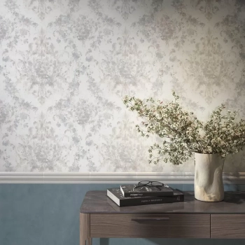 Обои виниловые Эдем мотив, серый светлый