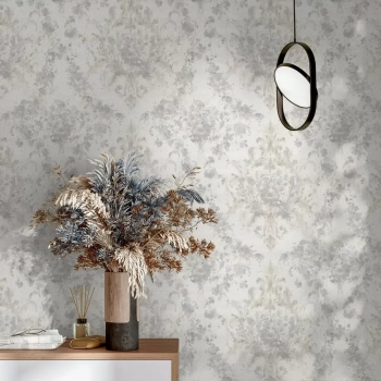 Обои виниловые Эдем мотив, серый светлый