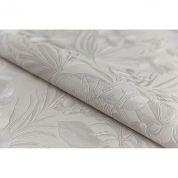 Обои KERAMA MARAZZI арт.KM5901 Джангл мотив, светлый бежевый виниловые на флизелиновой основе 10,05м x 1,06м