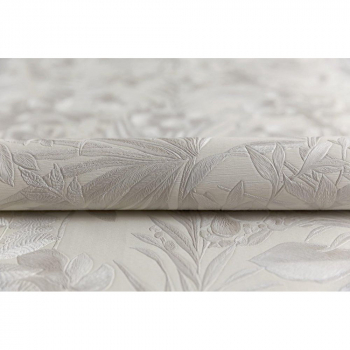 Обои KERAMA MARAZZI арт.KM5901 Джангл мотив, светлый бежевый виниловые на флизелиновой основе 10,05м x 1,06м