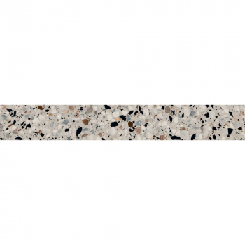 Плинтус Бричиола белый матовый обрезной 60x9,5x0,9