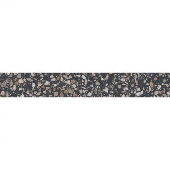 Плинтус Бричиола чёрный матовый обрезной 60x9,5x0,9